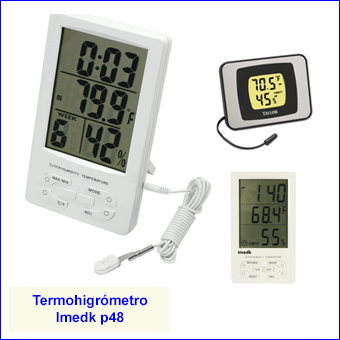 termometro termohigrometro imedk p48 para farmacia en chiapas