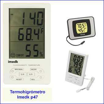 termohigrometro imedk p47 para farmacia en colima